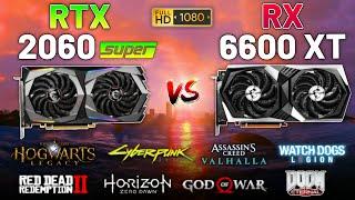 RTX 2060 SUPER vs. RX 6600 XT in 2023 (Test in 8 Games) 1080p