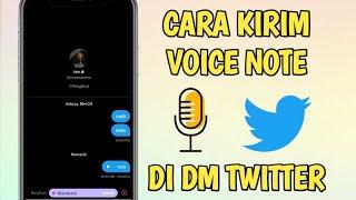 Cara Mengirim Pesan Suara di DM Twitter