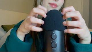 ASMR deep, intense, & very aggressive mic scratching with foam cover for 35 minutes| CV