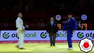 Judo Mens U100 - Zelym Kotsoiev vs. Thomas Briceno - Baku 2022