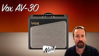 Vox AV 30 Hybrid Tube Amp - The unModeler. Analog with a twist!