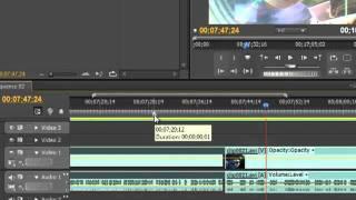 Rolling Edit Tool - Adobe Premiere Pro CS5 Tutorial