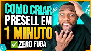 PRESELL GOOGLE ADS: Como Criar Uma Presell em 1 MINUTO de Forma 100% Fácil e RápidoSuper Presell