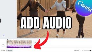 How to Add Audio in Canva Video 2024 | Canva Tutorial