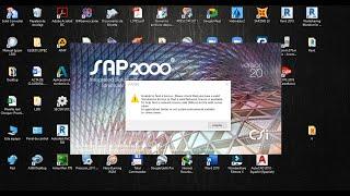 EXPIRO LA LICENCIA  DE SAP2000, ETABS, SAFE (Solución )-COMO RENOVAR LICENCIA SAP2000, ETABS Y SAFE.