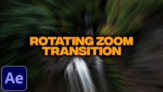 Rotating Zoom Transition Tutorial in After Effects | Seamless Zoom Rotation Transition