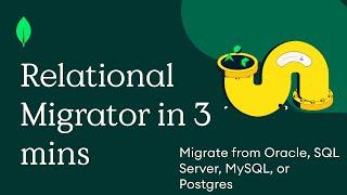 Relational Migrator Explained in 3 minutes