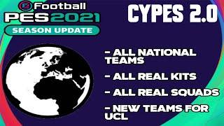 PES 2021 National Teams Option File Tutorial (CYPES 2.0) PS4/PC