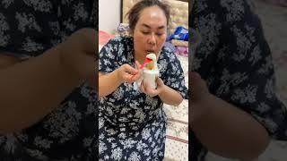 Prank mama pake slime Mixue gais  #slimediaryid #moncusvlog #slime #mixue