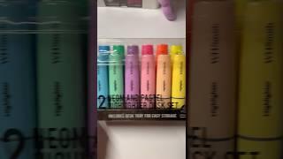 UNBOXING HIGHLIGHTERS!!! Your fav colours? #shorts#stationery #highlighters