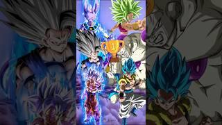 Who is strongest | Beerus Gohan Goku VS Kefla Freezer Gogeta #shorts #dbs #anime #edit #viral