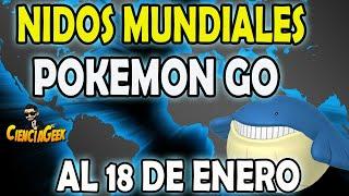  Nidos Mundiales POKEMON GO Migración valida hasta el 18 DE ENERO