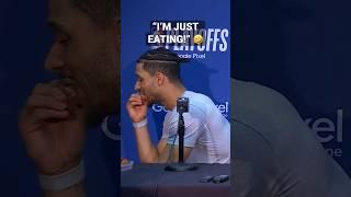 “Don’t do this again, bro” - Jalen Brunson Was NOT Okay With Josh Hart’s Postgame Meal!  | #shorts