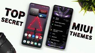 Top 4 SECRET REDMI/POCO Themes  || Miui themes 2023