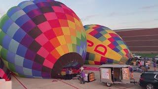 Previewing the Red River Balloon Rally in the clouds with the Main Squeeze