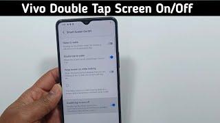 Vivo double tap on off screen setting kaise kare || Vivo y27 auto screen on off setting