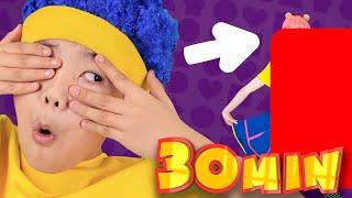 Peek A Boo with Mini DB | Mega Compilation | D Billions Kids Songs