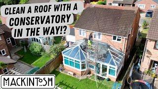 How To Clean A Roof With A Conservatory In The Way