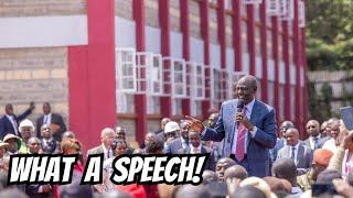 Listen to President Ruto full speech in Dagoretti South during the handing over of Lenana Primary!!