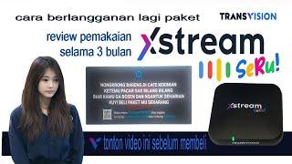 review of usage for 3 months TransVision Xstream SeRu