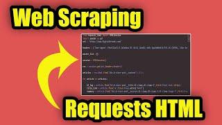 Web Scraping in Python - Requests HTML