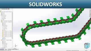 SOLIDWORKS - Chain Component Pattern