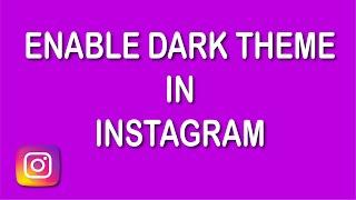 How to enable dark theme in Instagram in Android 10 | MiA1 | English