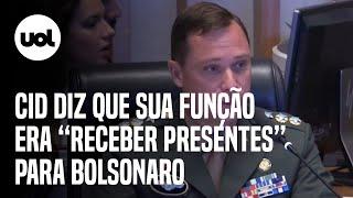 CPI 8/1: Mauro Cid diz que 'receber presentes' para Bolsonaro era uma de suas funções