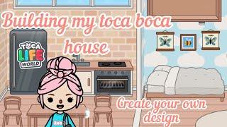BUILDING MY TOCA BOCA HOUSE  free to design your own house #tocaboca #tocabocaworld #tocalifeworld