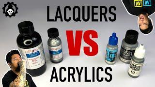Lacquer Paints Versus Acrylic Paints | Vallejo MECHA Color | 2021