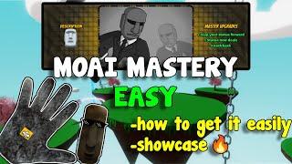 HOW TO GET MOAI MASTERY + SHOWCASE | SLAP BATTLES