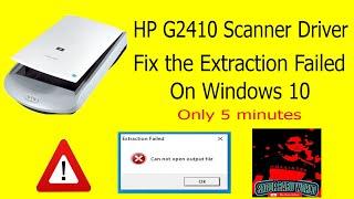 HP Scanjet G2410 Scanner Driver Installation Error Fix Windows 10, 7, 8, 8.1 | Full Tutorial | Easy