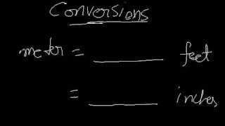 Conversion-meter to feet,inches