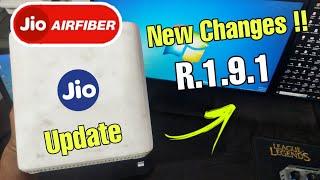 New changes in Jio airfiber | Jio airfiber router page new updates