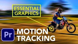 Motion Tracking Essential Graphics in Premiere Pro
