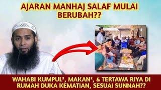 Ust Syafiq Tertampol Kenyataan!  Kumpul², Makan² dan Tertawa Riya di Rumah Duka Wahabi, Sunnah??