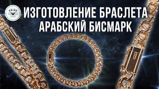 Изготовление браслета Арабский Бисмарк | Making a bracelet Arab Bismarck