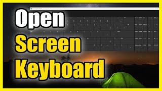 How to Open The On Screen Keyboard on Windows 11 (Fast Tutorial)