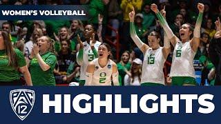 Oregon vs. Purdue Women's Volleyball Highlights | 2023 NCAA Tournament