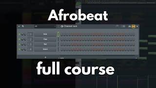 How to make afrobeat drum pattern in FL Studio FREE MUSIC PRODUCTION COURSE