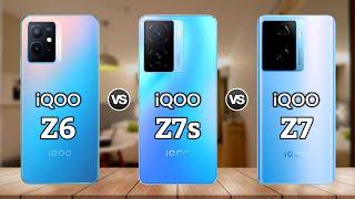 IQOO Z6 5G vs IQOO Z7s vs IQOO Z7 5G || Price | Review