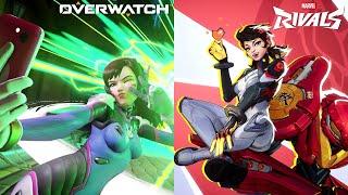 Overwatch vs Marvel Rivals - Highlight Intros vs MVP Animations