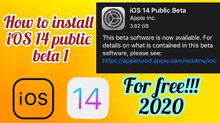 How to install iOS 14 Public Beta 1 . Download and install iOS 14 beta profile 2020 |Up to date|