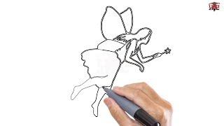 How to Draw a Fairy Easy Step By Step Drawing Tutorials – UCIDraw