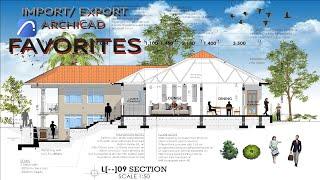 #Archicad_tip: Creating (Export/Import) favorites in ArchiCAD.