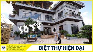 Cùng MC Huyền Anh khám phá căn BIỆT THỰ HIỆN ĐẠI diện tích gần 1000m2 của anh Giang tại Thái Bình.