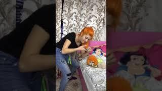 Nadia gaga funny video with dog