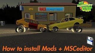 How to install/Use Mods+MSCeditor | My Summer Car