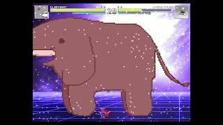 Mugen - Elephant (1P + enraged mode) Vs Mosquitoes (Kairi version)