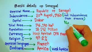 10 facts must be know about Senegal | Republic of Senegal || 5min Knowledge